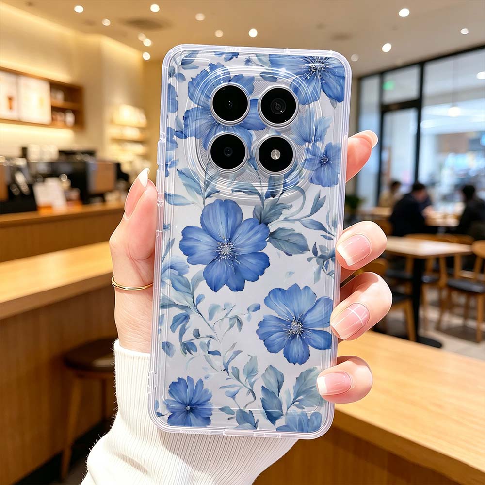 Xiaomi Poco X6 - Custodia per telefono con motivo floreale