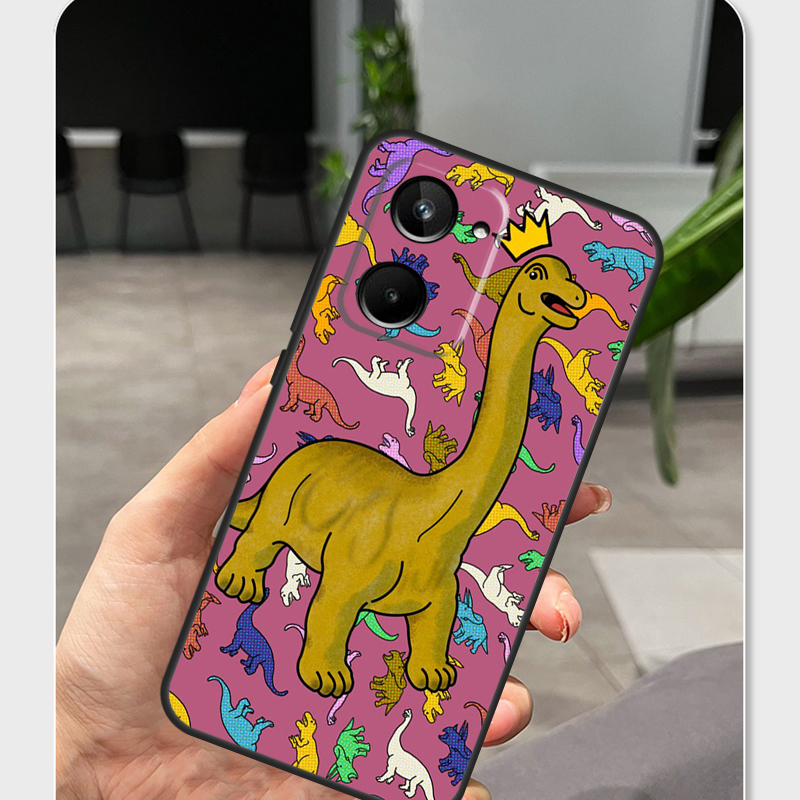 Custodia Dino King con motivo  - Realme C67 recensione e prezzo